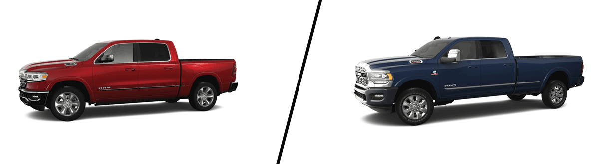 2023 RAM 1500 vs 2023 RAM 2500