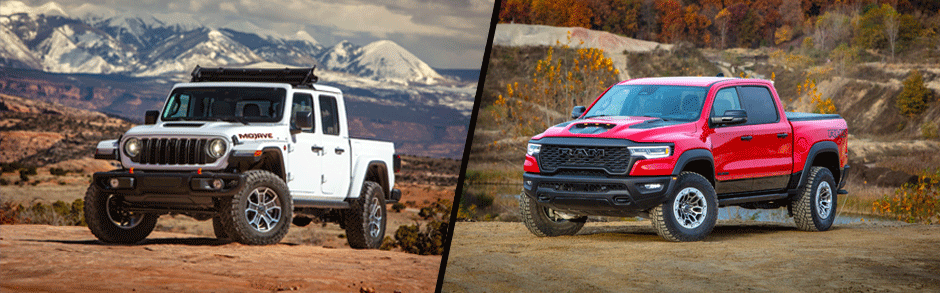 The 2025 Jeep® Gladiator and The 2025 Ram 1500 Are Honored With Cars.com Top Pick Pickup Truck Awards