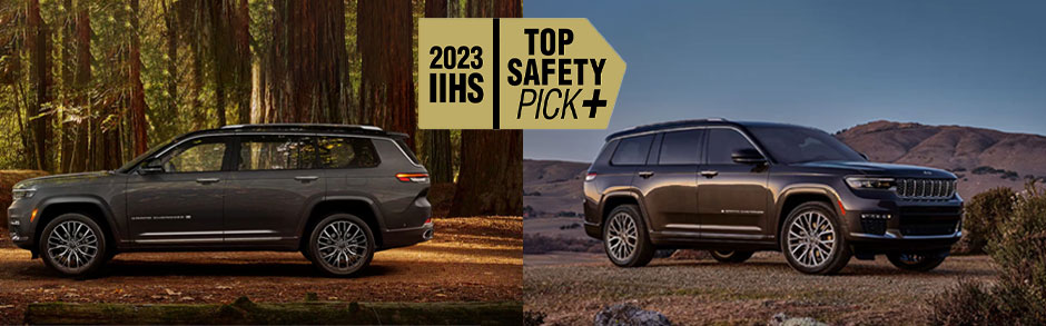 Two Jeep Grand Cherokees Achieve Top IIHS Recognition